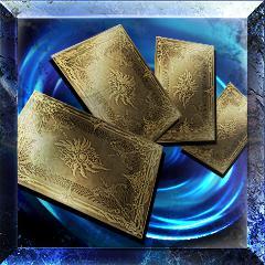 An achievement card