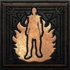 An achievement card