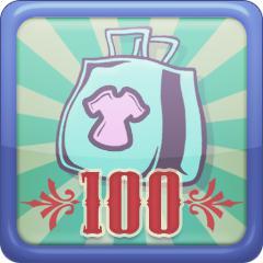 An achievement card