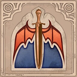 An achievement card