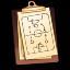An achievement card