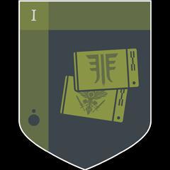 An achievement card