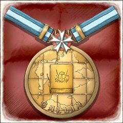 An achievement card