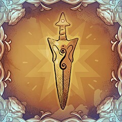 An achievement card