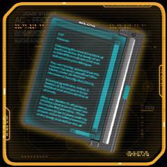 An achievement card