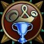 An achievement card