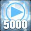 An achievement card