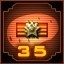An achievement card