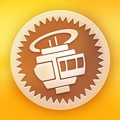 An achievement card