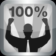 An achievement card