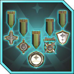 An achievement card