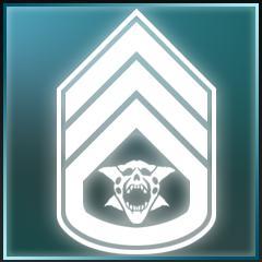 An achievement card