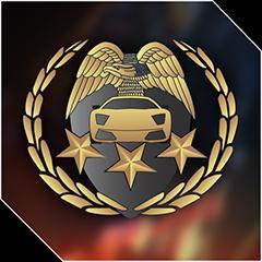 An achievement card