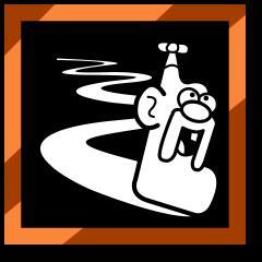 An achievement card