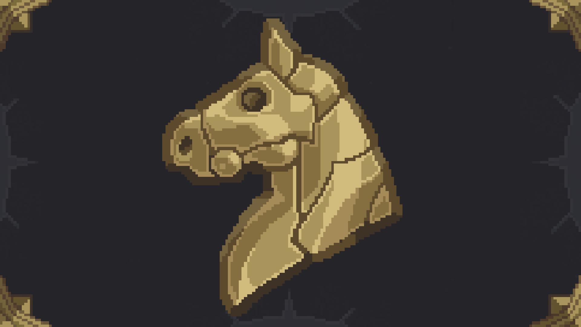 You can pet the... horse