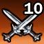 An achievement card