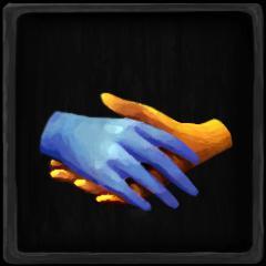 An achievement card