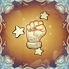 An achievement card