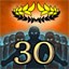 An achievement card