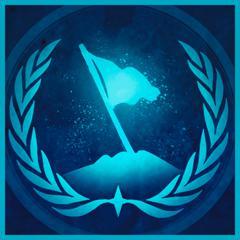 An achievement card