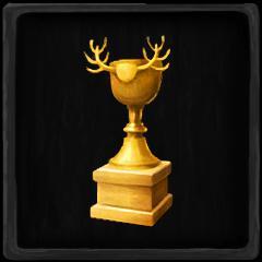 An achievement card