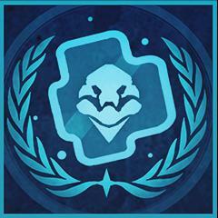 An achievement card