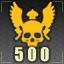 An achievement card