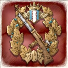 An achievement card
