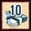 An achievement card