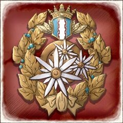 An achievement card