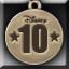 An achievement card