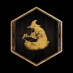 An achievement card