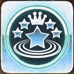 An achievement card