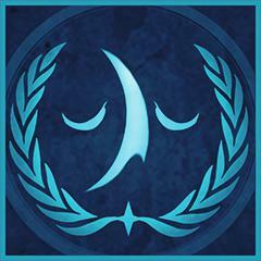 An achievement card