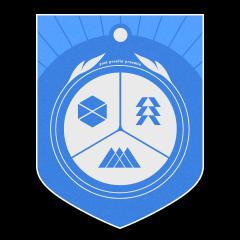An achievement card