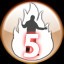 An achievement card