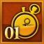 An achievement card