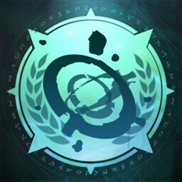 An achievement card