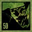 An achievement card