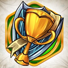 An achievement card