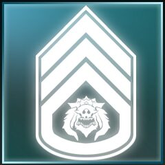 An achievement card