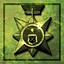 An achievement card