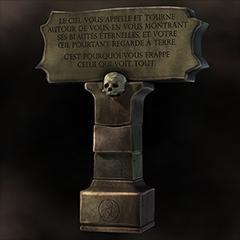 An achievement card