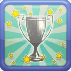 An achievement card