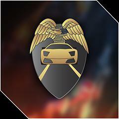 An achievement card