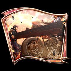An achievement card