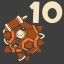 An achievement card