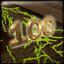 An achievement card