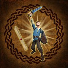 An achievement card