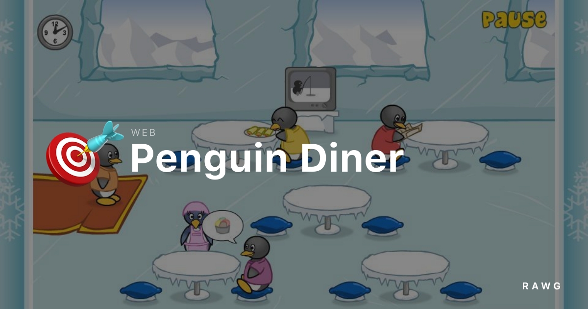 My Pop Cultured Life!: Game Time! Penguin Diner 2 Game Review